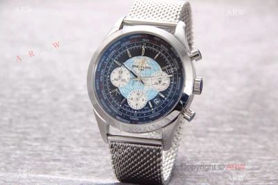 Fake Breitling Watches For Sale - Transocean Chronograph Unitime Watch B05 Black Dial